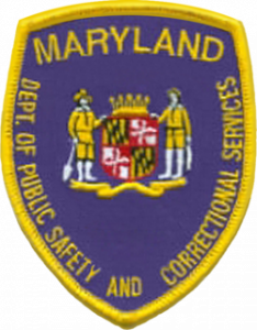 Correctional service patch Maryland correctional services shoulder patch