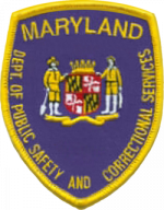 Maryland correctional services shoulder patch