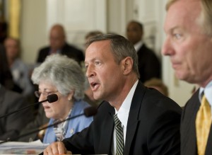 Board of Public Works: Treasurer Nancy Kopp, Gov. Martin O'Malley, Comptroller Peter Franchot