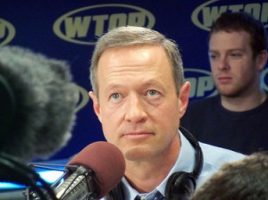 OMalley on WTOP Gov. Martin OMalley at WTOP in Washington.