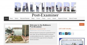 Baltimore Post-Examiner home page