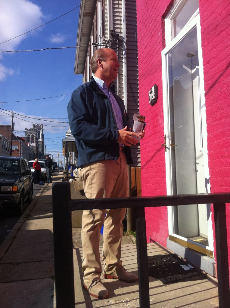 John Delaney campaigns in Hagerstown.