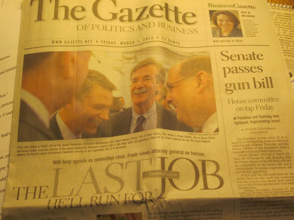 The Gazette of Politics and Business March 1: final edition?