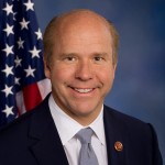 Rep. John Delaney with flag