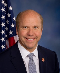 Rep. John Delaney with flag