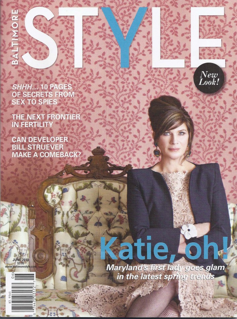 The cover of the June issue of Baltimore Style magazine. 