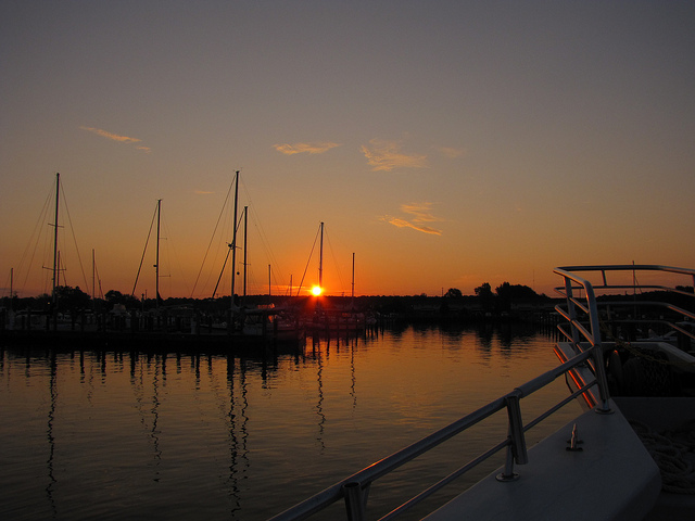 Crisfield Sunrise (By kennykunie on Flickr)