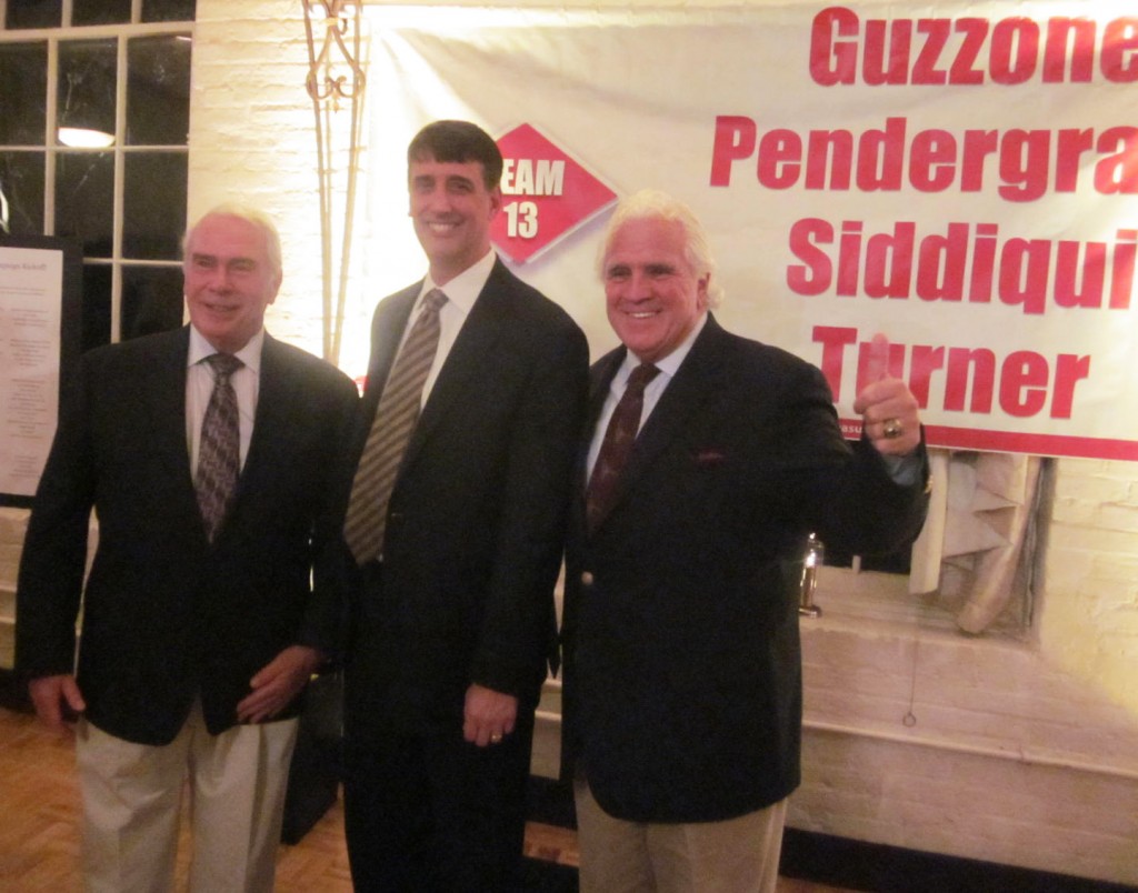From left: Jim Robey, Guy Guzzone, Mike Miller