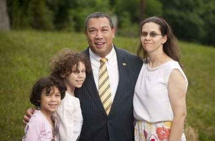 Bill Henry, pictured here with his family, is a Democrat running for Senate in District 43.