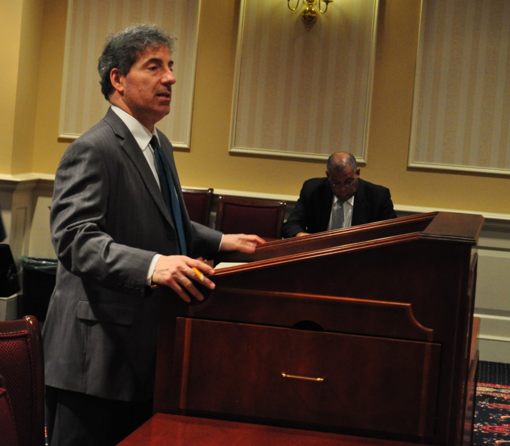 Sen. Jamie Raskin testifies for Second Chance bill. 