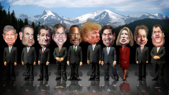 CNBC debate by Donkey Hotey on Flickr Creative Commons License