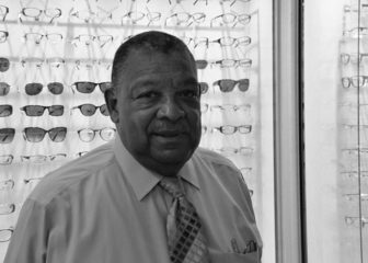 Optician Delmar Nelson has owned Crest Opticians for 50 years. If Purple Line plans fall through, this will be his third time relocating for a capital project.