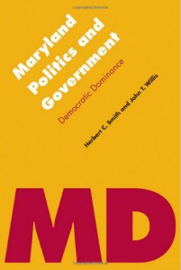 Book cover: Maryland Politics and Government
