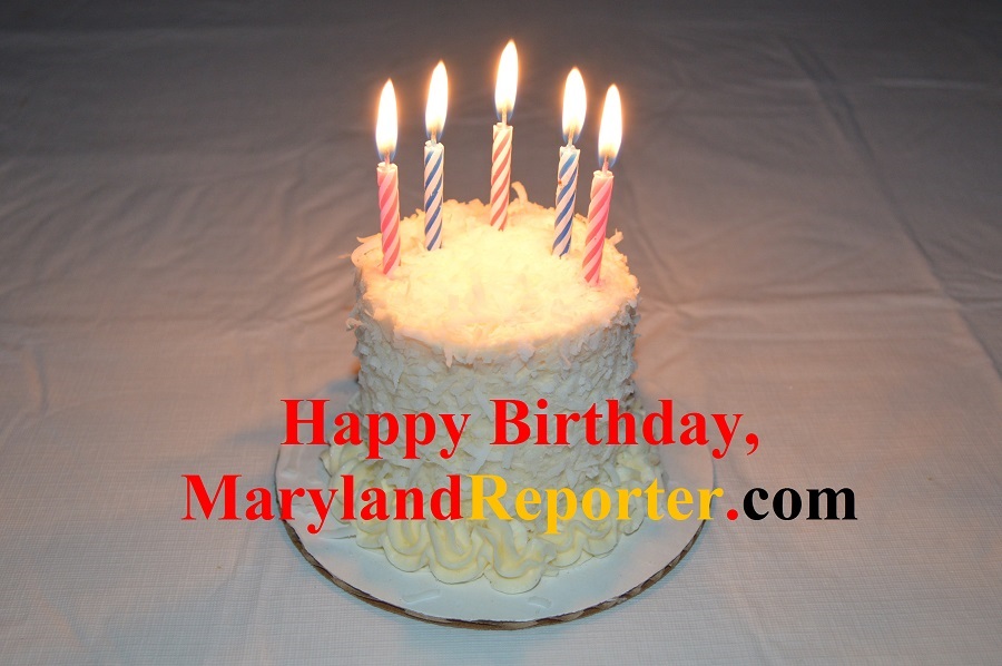 MarylandReporter.com turns 5; please help us celebrate