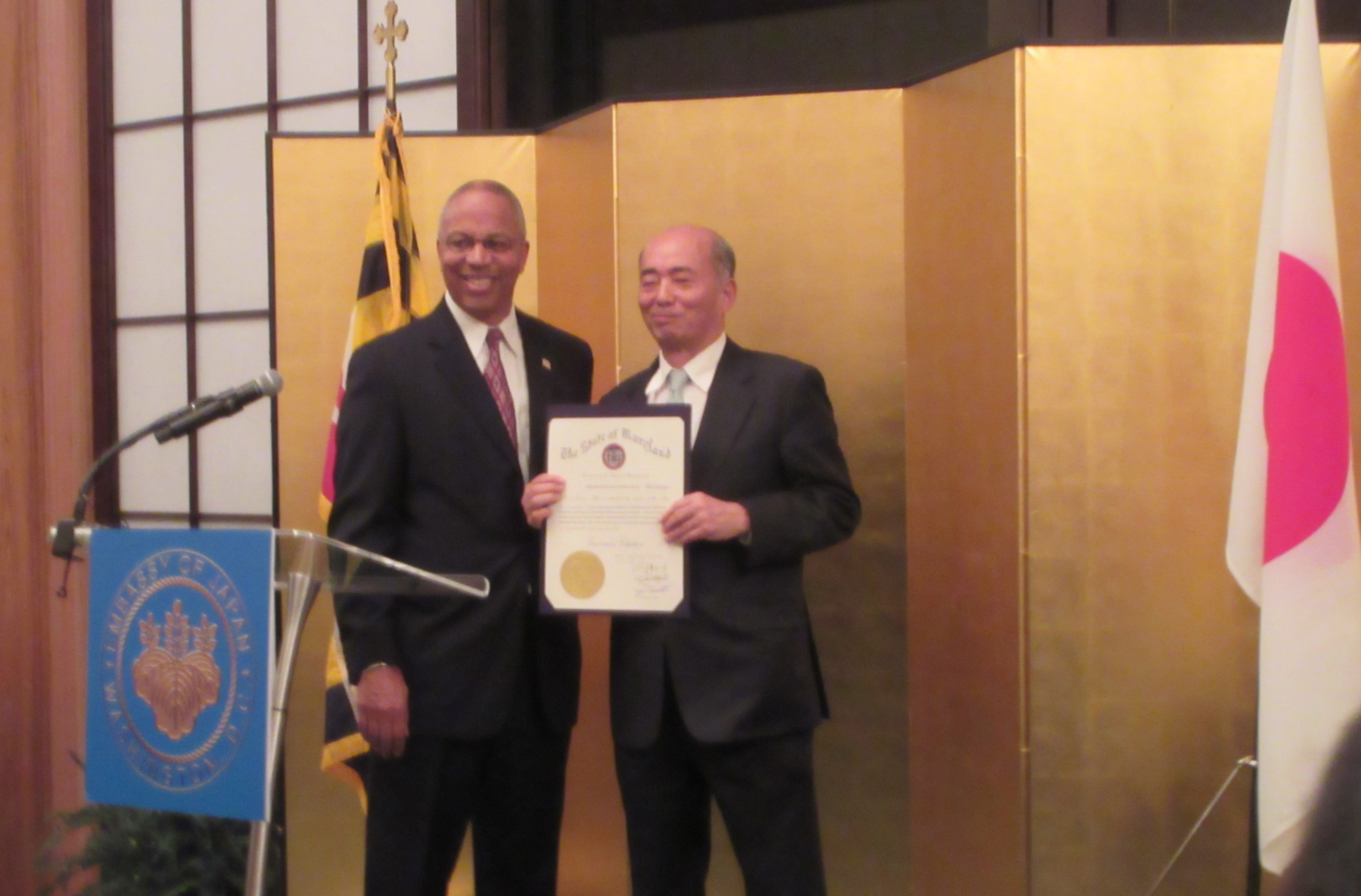 Japan recognizes new ties to Maryland — and drivers licenses too