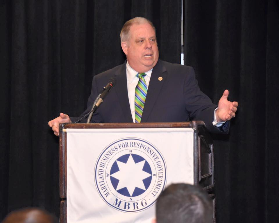 Hogan asks business to tell legislators to stop partisanship and get with his agenda