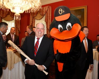 Hogan and Orioles bird