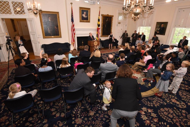 Hogan bring your child to work presser