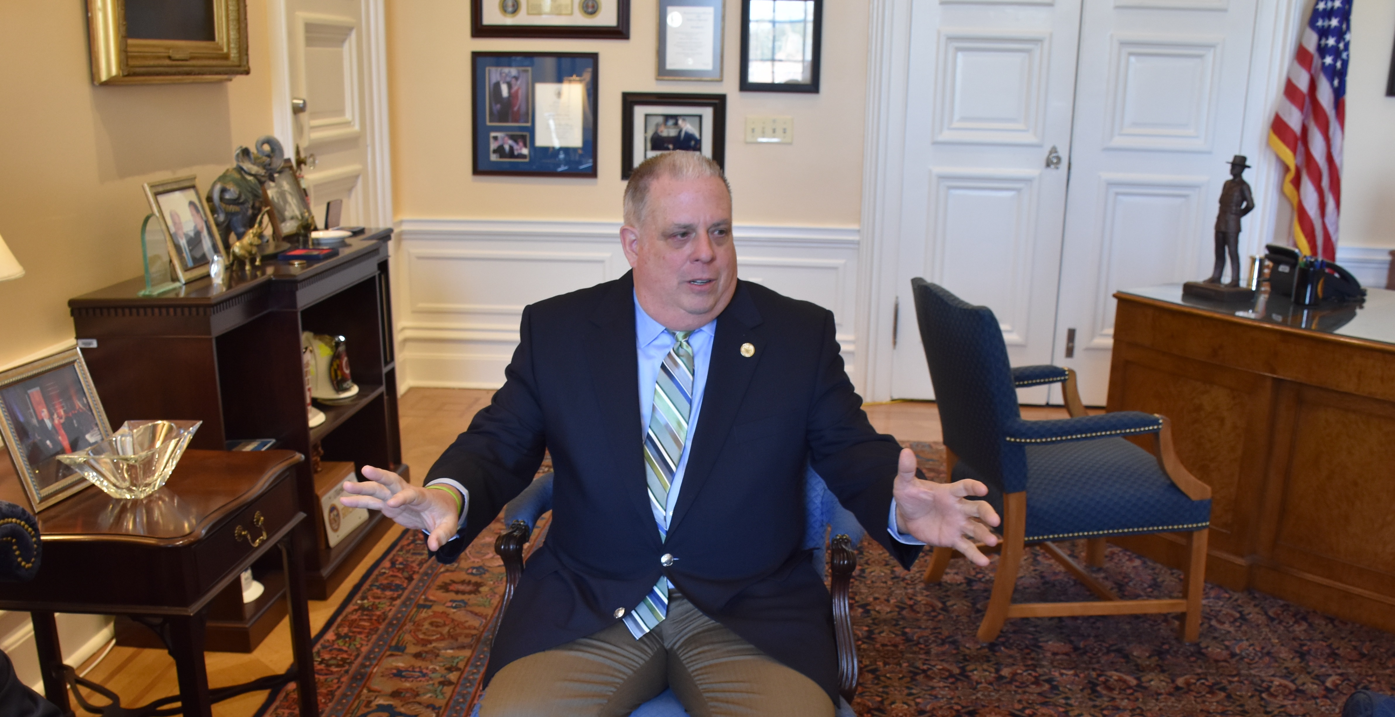 Hogan pleased with session, but says voters, not him are the losers on some issues; sees ‘very bad mistake’ on veto override