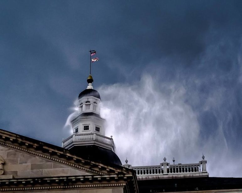 State House lightning sprinkler