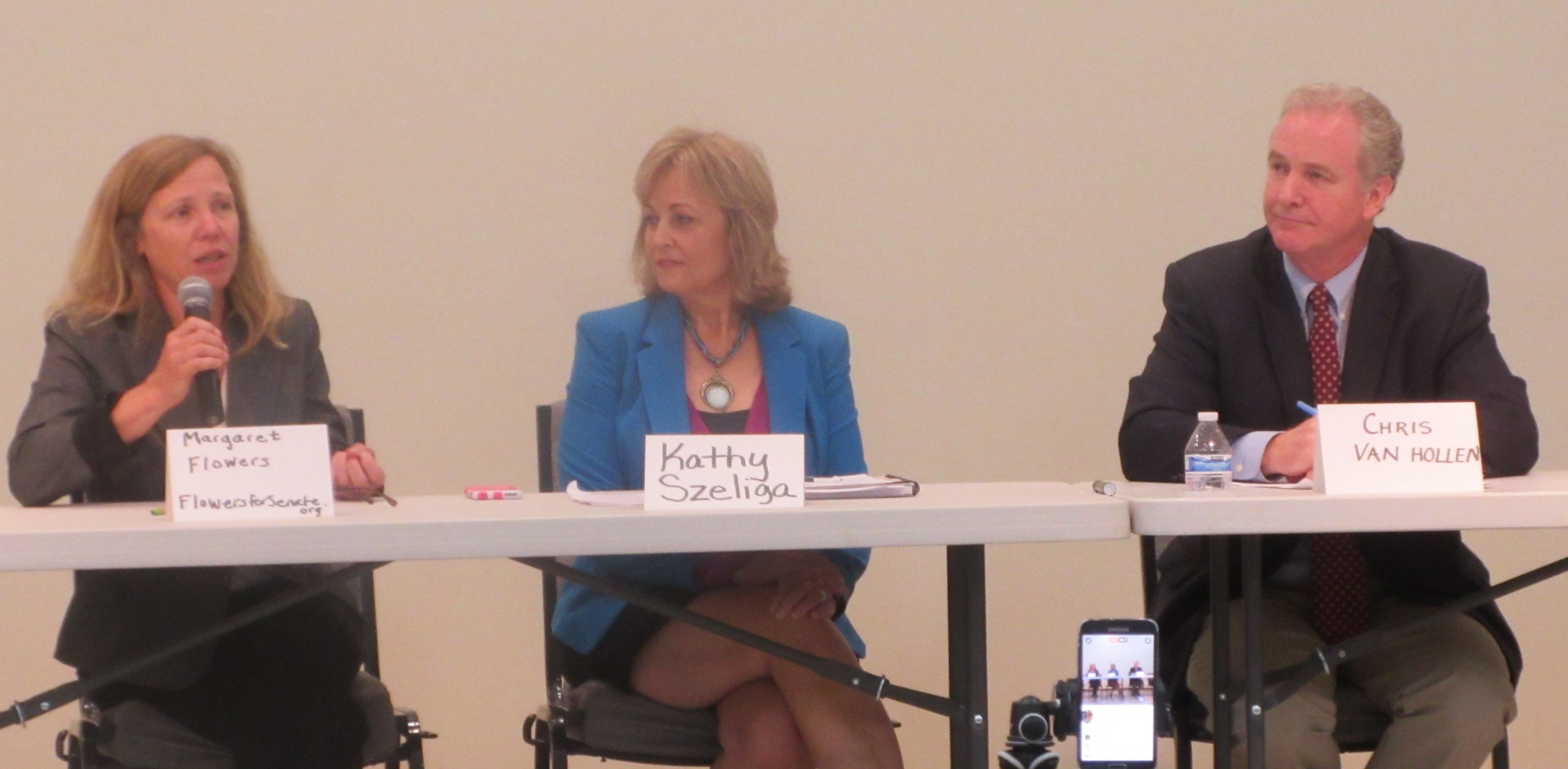 3 Senate candidates together for first forum and maybe last time
