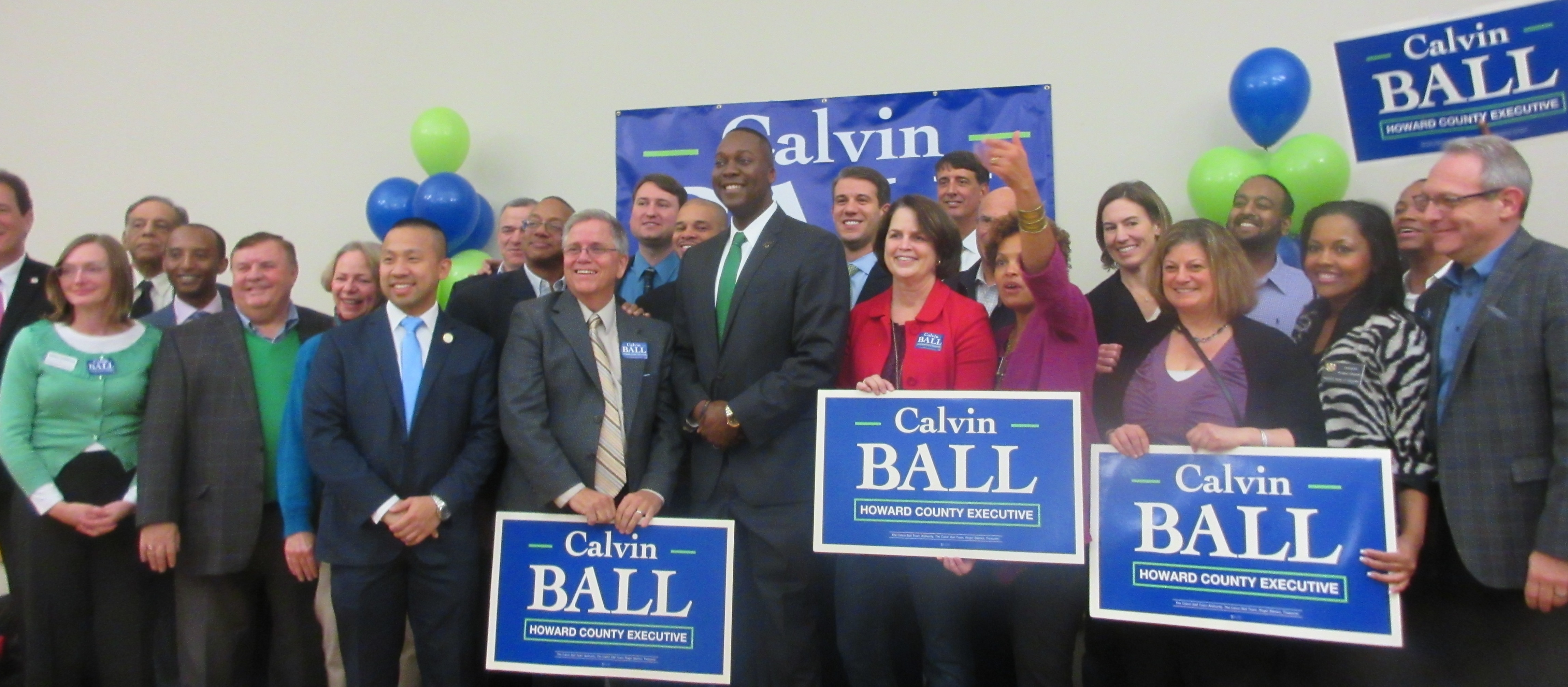 Democrat Ball promises a positive campaign to unseat Howard County Executive Kittleman