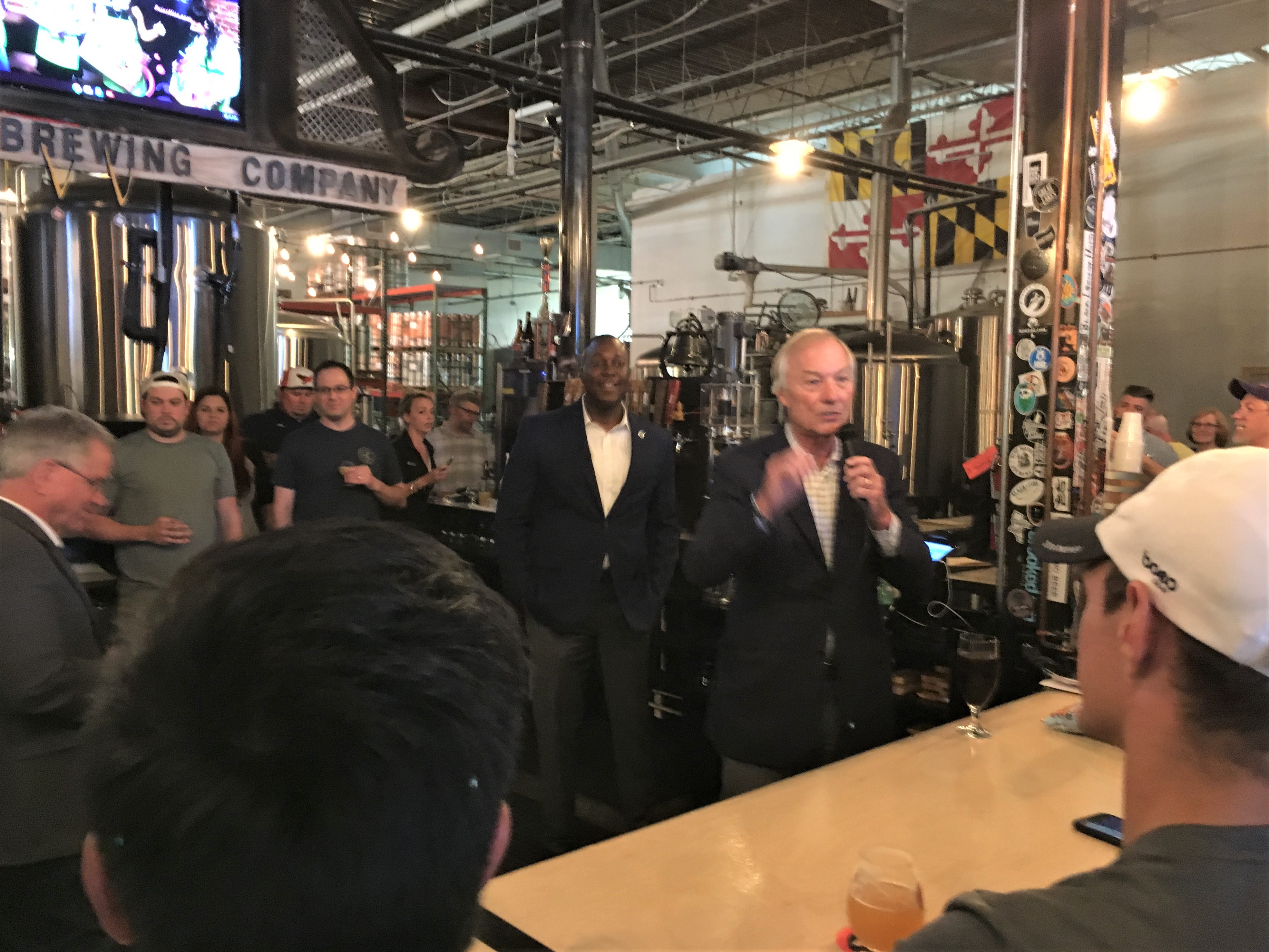 Hysteria for Franchot and his taproom tour