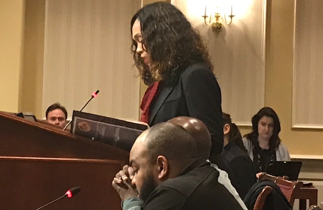 Mosby emphasizes her support for legislation mandating compensation to exonerated prisoners