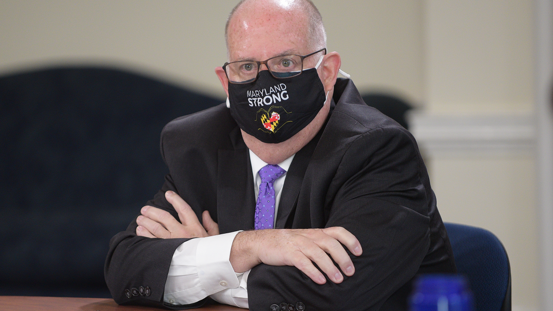 State Roundup: Hogan says, “Just wear the damn masks,” as COVID cases rise
