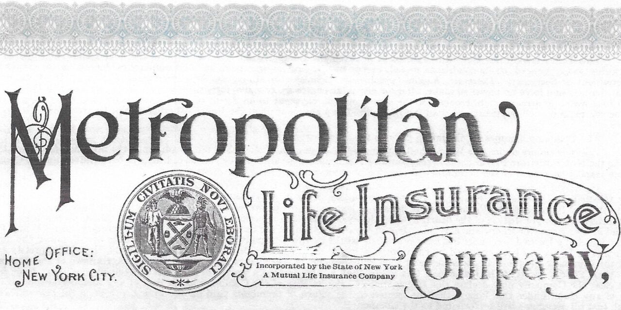 1924 life insurance policy on an infant pays off