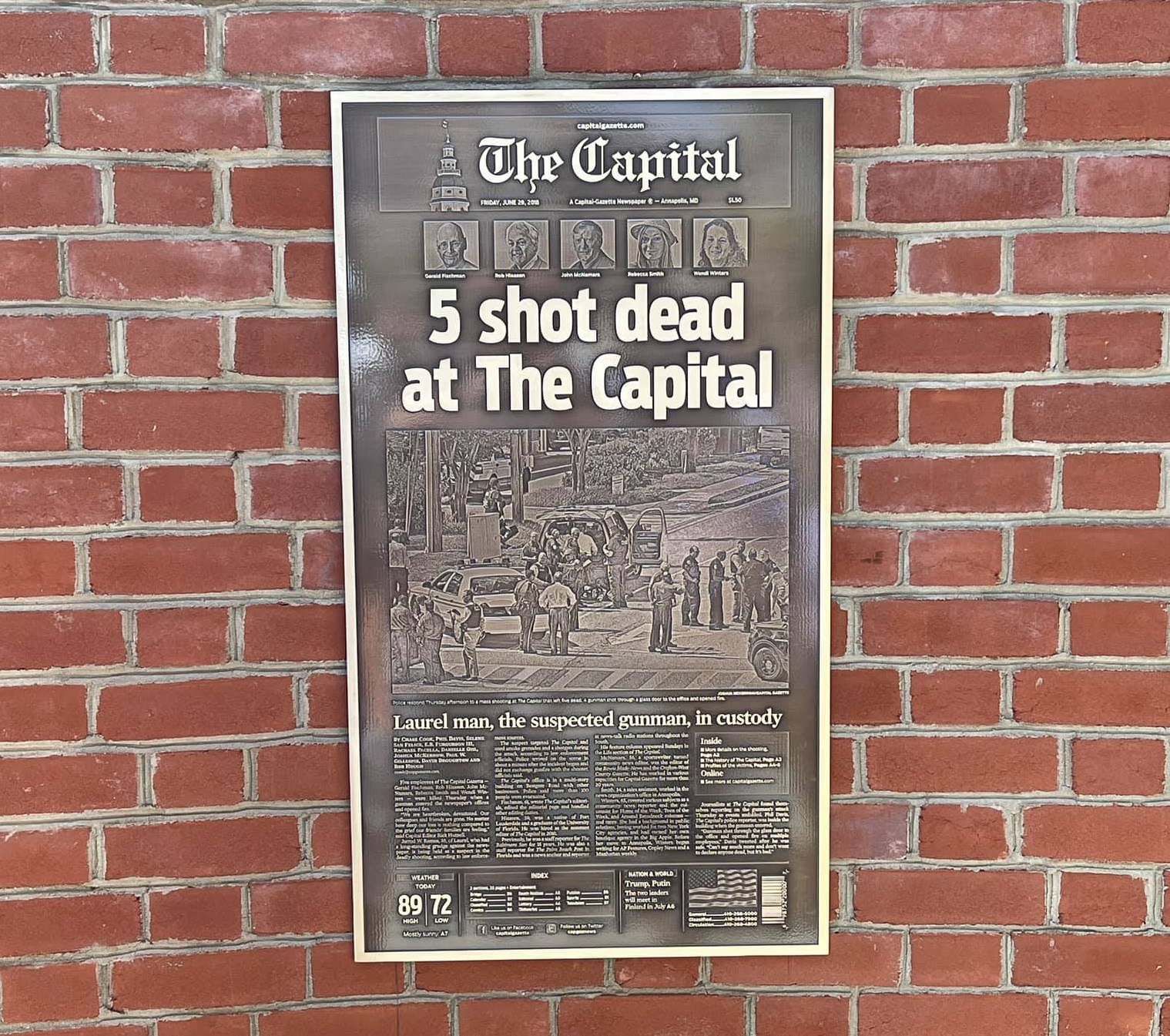 State Roundup: Capital Gazette killer gets 6 life terms; Van Hollen concerned economy will …