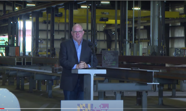 Hogan touts $72 million partnership for state’s first offshore wind steel fabrication center