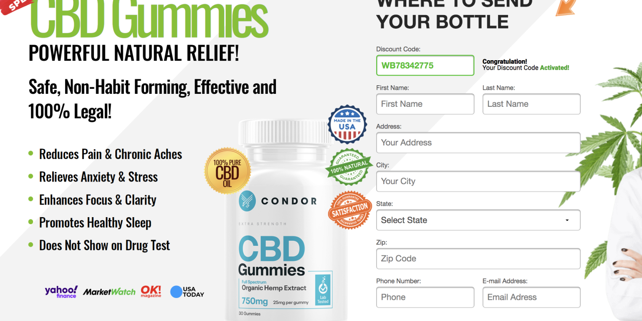 Condor CBD Gummies Reviews Shocking (Scam Or Legit) – Warning Where To Buy?