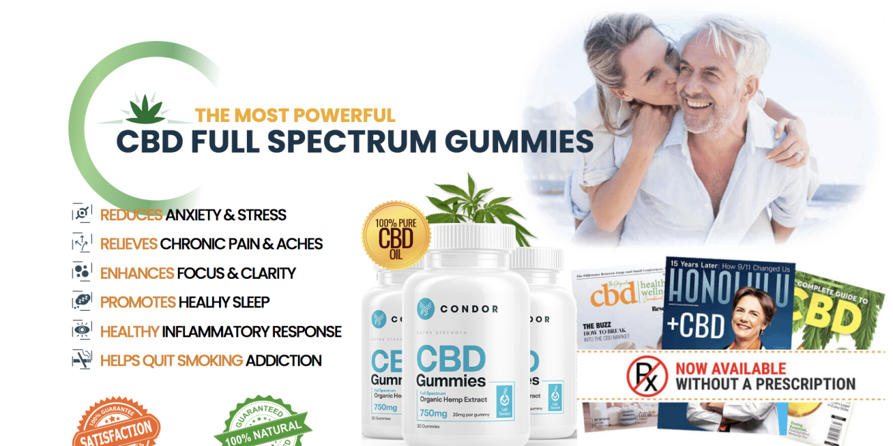 Condor CBD Gummies Reviews [Risk Exposed 2022] Before Buying Read Shocking Side Effects?