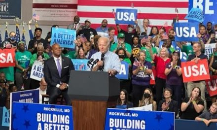 Biden rips into MAGA Republicans, rallies Maryland’s Democrats at Rockville event