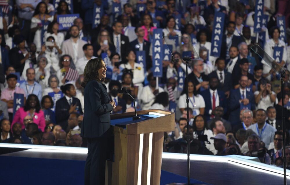 Harris accepts Democratic nomination for president, Maryland delegates energized for fall campaign