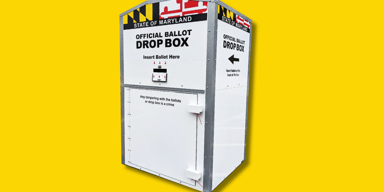 Maryland ballot drop boxes installed as vote-by-mail deadlines approach