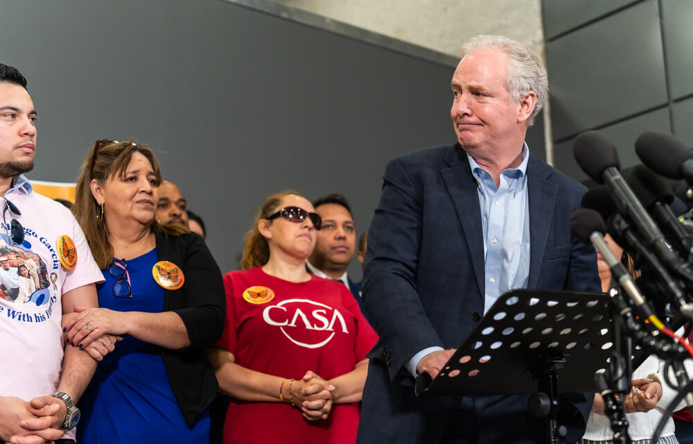 Returning from El Salvador, Van Hollen says ‘we need to bring Mr. Abrego García home’