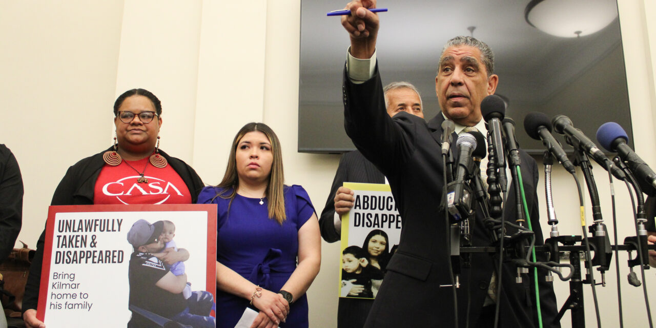 Lawmakers join wife of mistakenly deported Maryland man to demand his return