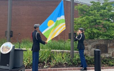 Howard County raises new flag