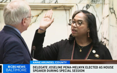 State Roundup: Peña-Melnyk unanimously elected House Speaker; lawmakers then override Moore’s veto of reparations study bill; most of those arrested by ICE in Maryland have no criminal history