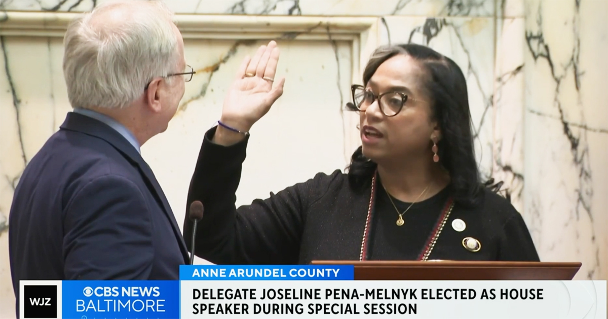 State Roundup: Peña-Melnyk unanimously elected House Speaker; lawmakers then override Moore’s veto of reparations study bill; most of those arrested by ICE in Maryland have no criminal history