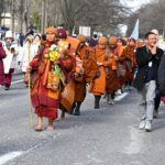 state roundup: monks ‘walk for peace’ to state capital; raskin visits ice facility;general assembly passes ban on ICE agreements