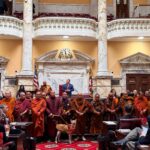 Buddhist monks end their cross-country walk in Maryland’s capital