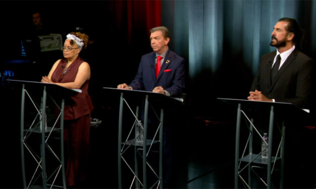State Roundup: 3 GOP governor hopefuls debate while 6 stay away; Elections officials defend against Trump attack; Maryland sues U.S. Ed Dept over narrowing professional degrees