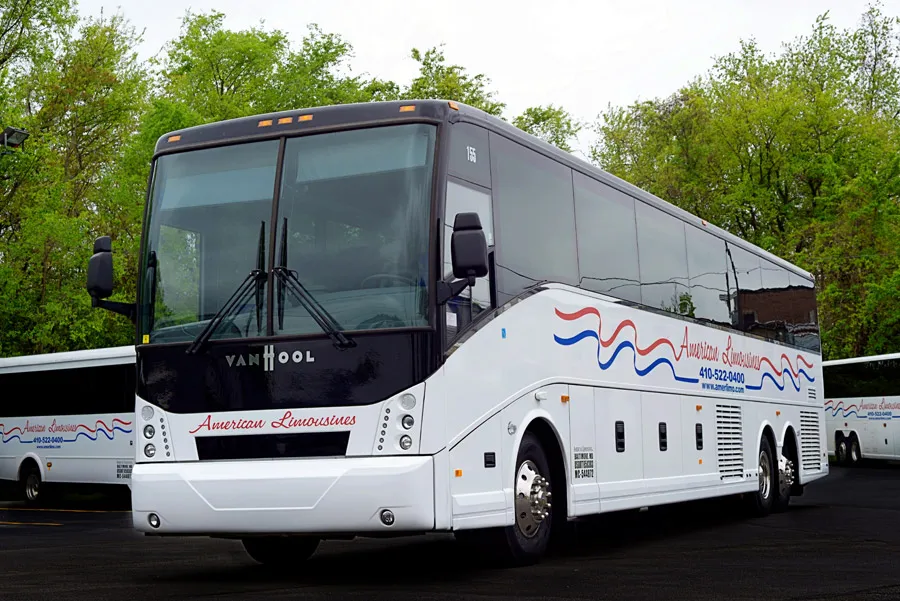 Charter Bus Rentals in Baltimore area – Comfortable Group Transportation for Any Occasion